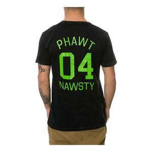 Fourstar Clothing Mens The Fourstar Bar Leaf Graphic T-Shirt, Black, NWT